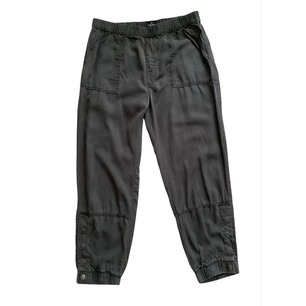 American Eagle Outfitters Gray‎ Lyocell Joggers snap cuff size L